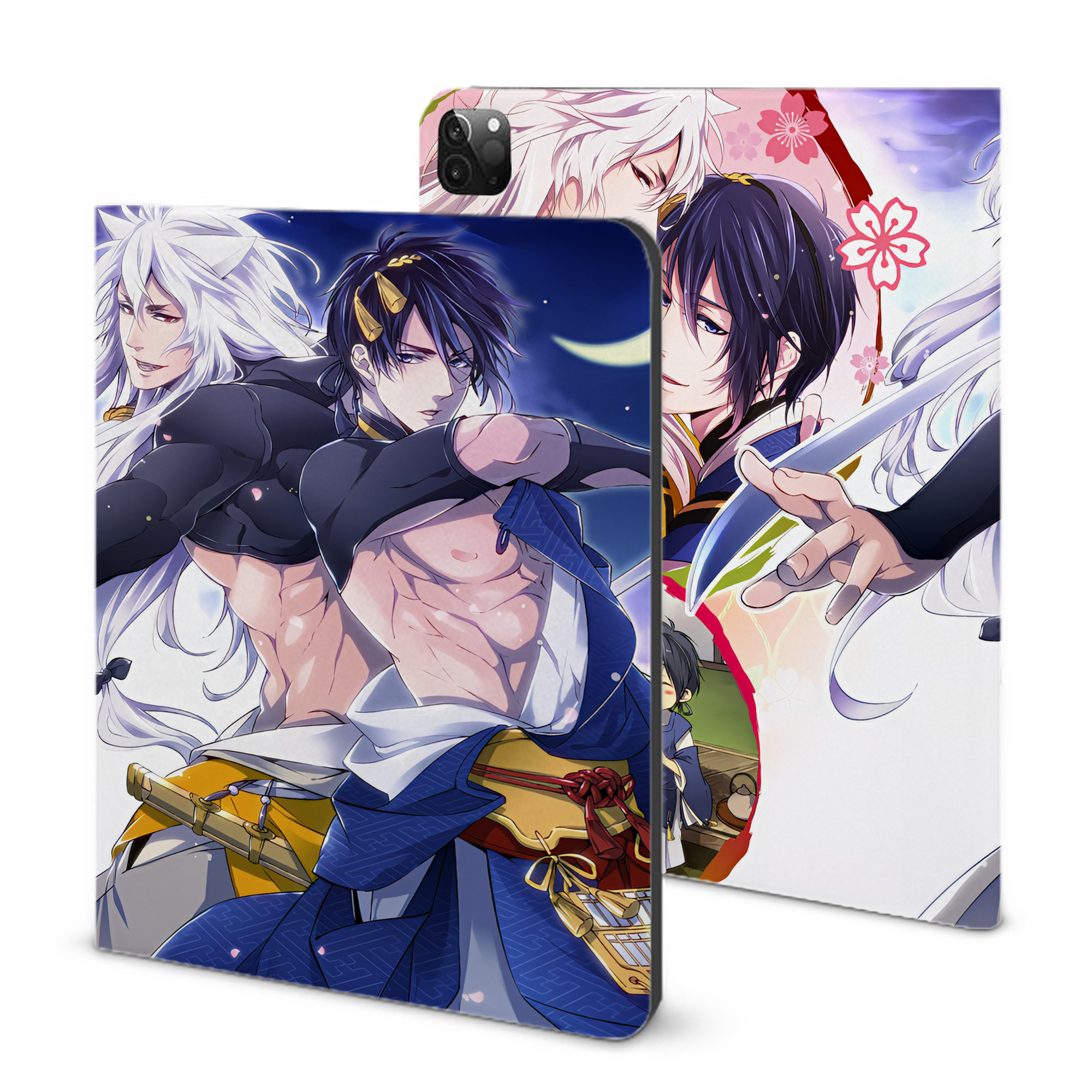 （画像用） 刀剣乱舞 Touken Ranbu IPadケース ペンホルダー付き ブックスタイルデザイン
